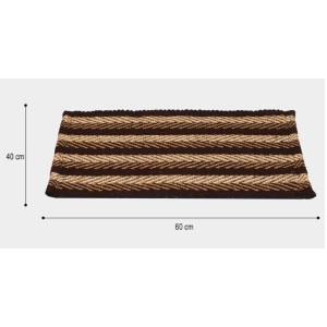 HiTech Sales Cotton Blend Door Mat Rugs Non Slip Mats for Bathroom, Bedroom, Kitchen, Door Mat, Floor Mat & Entrance Absorbent Polyester Cotton Door Mat Rectangular Shape, Brown (16 X 23 inch) HiTech Sales Cotton Blend Door Mat Rugs Non Slip Mats for Bathroom, Bedroom, Kitchen, Door Mat, Floor Mat & Entrance Absorbent Polyester Cotton Door Mat Rectangular Shape, Brown (16 X 23 inch)