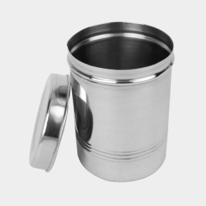 700 ml Stainless Steel Container, 9 X 13 cm (Pack of 1) 700 ml Stainless Steel Container, 9 X 13 cm (Pack of 1)