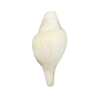 Natural White Conch Shell (Shankha) for Pooja & Temple Rituals | Sacred Hindu Worship Item for Home Temple Mandir Natural White Conch Shell (Shankha) for Pooja & Temple Rituals | Sacred Hindu Worship Item for Home Temple Mandir