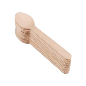 Hitech Sales Pack of 25 16CM Disposable Wooden Spoons for Party Picnic and Home & Kitchen Perfect for Eating, Samoling and Tasting Ice Cream, Yogurt, Dessert, Parfait, Mousse, Pudding Hitech Sales Pack of 25 16CM Disposable Wooden Spoons for Party Picnic and Home & Kitchen Perfect for Eating, Samoling and Tasting Ice Cream, Yogurt, Dessert, Parfait, Mousse, Pudding