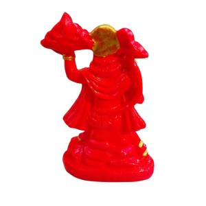 Lord Hanuman with Mountain Resin Idol – Bajrangbali Murti Carrying Parvat – Spiritual Statue for Home Temple, Pooja, Decor & Gifting Lord Hanuman with Mountain Resin Idol – Bajrangbali Murti Carrying Parvat – Spiritual Statue for Home Temple, Pooja, Decor & Gifting
