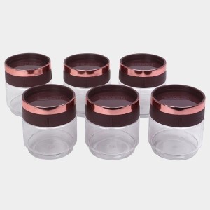 Hitech Sales 300ml Plastic Container Set of 6 – Grey | Airtight, Stackable, BPA-Free Storage Jars for Kitchen & Pantry Hitech Sales 300ml Plastic Container Set of 6 – Grey | Airtight, Stackable, BPA-Free Storage Jars for Kitchen & Pantry