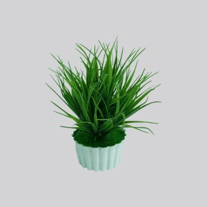 Hitech Artificial Green Bonsai with Pot for Home, Garden and Office Decor