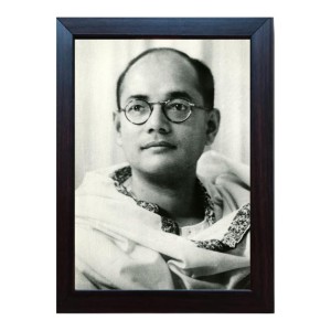 Hitech Netaji Subhas Chandra Bose Laminated Photo Frame for Table, Study & Living Room, Gifts (PVC Frame and Front face - Glass, 5 x 7inch) Hitech Netaji Subhas Chandra Bose Laminated Photo Frame for Table, Study & Living Room, Gifts (PVC Frame and Front face - Glass, 5 x 7inch)
