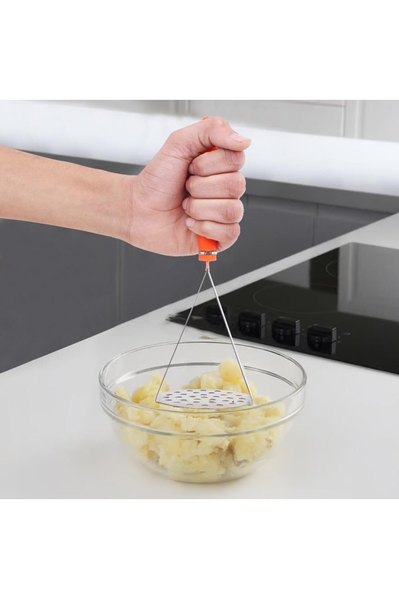 Stainless Steel Masher, 3.2 X 9.3 in (Pack of 1)