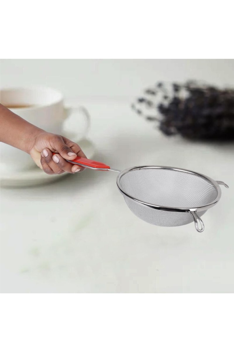 Steel Soup Strainer 35 cm Length, 1 6 cm Dia. (Pack of 1)