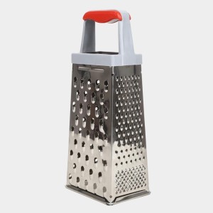 Stainless Steel Grater 4 Sided, 5.5 X 8 X 23 cm (Pack of 1)