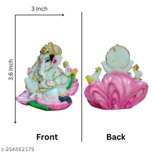 Lord Ganesha Indian Hindu Goddess Statue | Used for Home Offices Car Study Table and Small tample | Multi Colour Lord Ganesha Indian Hindu Goddess Statue | Used for Home Offices Car Study Table and Small tample | Multi Colour