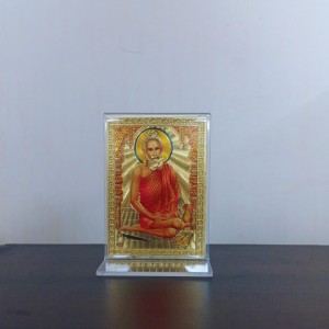 Hitech Sales Baba Lokenath Gold-Plated Religious Acrylic Photo Frame Hindu God and Goddess Temple Art Decor for Home, Office, Car Dashboard and Gift Purpose Hitech Sales Baba Lokenath Gold-Plated Religious Acrylic Photo Frame Hindu God and Goddess Temple Art Decor for Home, Office, Car Dashboard and Gift Purpose