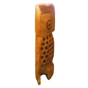 Handcrafted Wooden Owl Statue – Intricately Carved Owl Figurine, Feng Shui & Vastu Decor for Home & Office, Lucky Charm Symbol of Wisdom Handcrafted Wooden Owl Statue – Intricately Carved Owl Figurine, Feng Shui & Vastu Decor for Home & Office, Lucky Charm Symbol of Wisdom