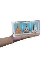 Hitech Swami Vivekananda & Ramkrishna Paramahansa & Sarada Photo Frame || Four Pictures in one Frame || Laminated Photo Frame for, Living Room, Gifts