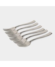 Stainless Steel Fork Set of 4 1 7 X 2.5cm (Pack of 6) Stainless Steel Fork Set of 4 1 7 X 2.5cm (Pack of 6)