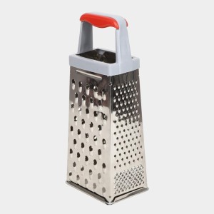 Stainless Steel Grater 4 Sided, 5.5 X 8 X 23 cm (Pack of 1)