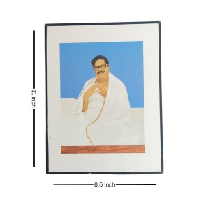 Hitech Sales Borda Wooden Laminated Photo Frame for Pooja Room, Temple, Home Decor, Gift (Free Stand, Tabletop, 8.6 x 11 inches) Hitech Sales Borda Wooden Laminated Photo Frame for Pooja Room, Temple, Home Decor, Gift (Free Stand, Tabletop, 8.6 x 11 inches)