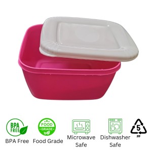 Set of 4 Colorful Food Storage Containers | BPA-Free Plastic Lunch & Meal Prep Boxes with Airtight Lids | Reusable & Stackable Kitchen Storage Set of 4 Colorful Food Storage Containers | BPA-Free Plastic Lunch & Meal Prep Boxes with Airtight Lids | Reusable & Stackable Kitchen Storage