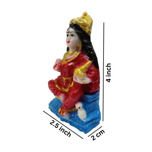 Hi Tech Sales Shree Laxmi Devi/MATA Murti/God Idol/Statue/Figurine/Showpiece || Laxmi Murti for Temple/Pooja, Decoration, Home, Study Room || Handcrafted, Material - Resin (4 Inch) Hi Tech Sales Shree Laxmi Devi/MATA Murti/God Idol/Statue/Figurine/Showpiece || Laxmi Murti for Temple/Pooja, Decoration, Home, Study Room || Handcrafted, Material - Resin (4 Inch)