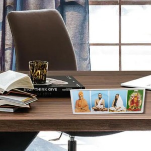 Swami Vivekananda & Ramkrishna Paramahansa & Sarada & Kaalika Devi Photo Frame - Four Pictures in one Frame