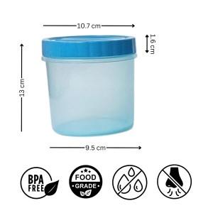 Airtight Plastic Container with Lid 1000ml (Set of 4) Plain | Multipurpose Storage & Grocery Containers. (Blue) Airtight Plastic Container with Lid 1000ml (Set of 4) Plain | Multipurpose Storage & Grocery Containers. (Blue)