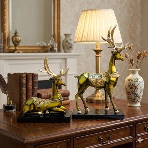Metallic Gold Finish Deer Idols Set – Elegant Decorative Deer Figurines for Home Decor – Luxury Animal Showpieces for Living Room, Cabinet & Tabletop – Ideal Anniversary, Wedding & Housewarming Gift Metallic Gold Finish Deer Idols Set – Elegant Decorative Deer Figurines for Home Decor – Luxury Animal Showpieces for Living Room, Cabinet & Tabletop – Ideal Anniversary, Wedding & Housewarming Gift