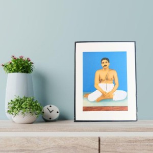 Hitech Sales Anukul Thakur Wooden Laminated Photo Frame for Pooja Room, Temple, Home Decor, Gift (Free Stand, Tabletop, 8.6 x 11 inches) Hitech Sales Anukul Thakur Wooden Laminated Photo Frame for Pooja Room, Temple, Home Decor, Gift (Free Stand, Tabletop, 8.6 x 11 inches)