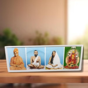 Swami Vivekananda & Ramkrishna Paramahansa & Sarada & Kaalika Devi Photo Frame - Four Pictures in one Frame