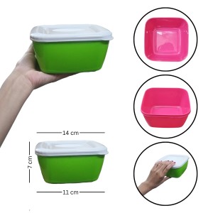 Set of 4 Colorful Food Storage Containers | BPA-Free Plastic Lunch & Meal Prep Boxes with Airtight Lids | Reusable & Stackable Kitchen Storage Set of 4 Colorful Food Storage Containers | BPA-Free Plastic Lunch & Meal Prep Boxes with Airtight Lids | Reusable & Stackable Kitchen Storage