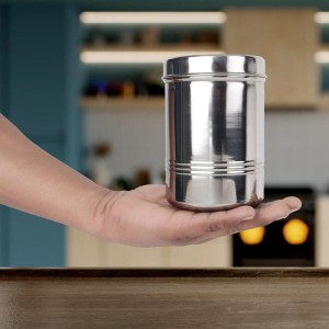 700 ml Stainless Steel Container, 9 X 13 cm (Pack of 1) 700 ml Stainless Steel Container, 9 X 13 cm (Pack of 1)