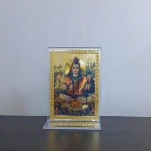 Hitech Sales Lord Shiv Gold-Plated Religious Acrylic Photo Frame Hindu God and Goddess Temple Art Decor for Home, Office, Car Dashboard and Gift Purpose Hitech Sales Lord Shiv Gold-Plated Religious Acrylic Photo Frame Hindu God and Goddess Temple Art Decor for Home, Office, Car Dashboard and Gift Purpose