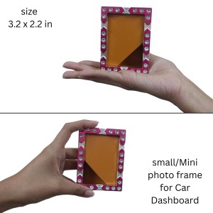 Hitech Sales Mini Decorative Goddess Kali Maa Photo Frame with Designing Border Religious Gift for Home, Office Décor and Card dasboard Small Temple Idol Frame for Worship (6 x 8 cm – 1 Pcs) Hitech Sales Mini Decorative Goddess Kali Maa Photo Frame with Designing Border Religious Gift for Home, Office Décor and Card dasboard Small Temple Idol Frame for Worship (6 x 8 cm – 1 Pcs)