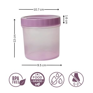 Airtight Plastic Container with Lid 1000ml (Set of 4) Plain | Multipurpose Storage & Grocery Containers. (Pink) Airtight Plastic Container with Lid 1000ml (Set of 4) Plain | Multipurpose Storage & Grocery Containers. (Pink)