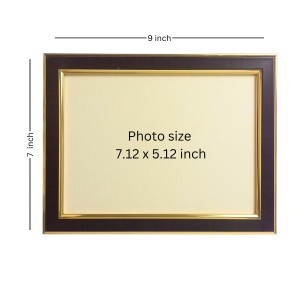 Hitech Sales Sri Ramakrishna Paramahansa and Sarada Devi Polystyrene Photo Frame, Rectangular Printed Photo Frame for Pooja Room, Home Decoration and Gifting (Tabletop, 7 x 9 x 0.9 inches, Brown) Hitech Sales Sri Ramakrishna Paramahansa and Sarada Devi Polystyrene Photo Frame, Rectangular Printed Photo Frame for Pooja Room, Home Decoration and Gifting (Tabletop, 7 x 9 x 0.9 inches, Brown)