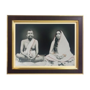 Hitech Sales Sri Ramakrishna Paramahansa and Sarada Devi Polystyrene Photo Frame, Rectangular Printed Photo Frame for Pooja Room, Home Decoration and Gifting (Tabletop, 7 x 9 x 0.9 inches, Brown) Hitech Sales Sri Ramakrishna Paramahansa and Sarada Devi Polystyrene Photo Frame, Rectangular Printed Photo Frame for Pooja Room, Home Decoration and Gifting (Tabletop, 7 x 9 x 0.9 inches, Brown)