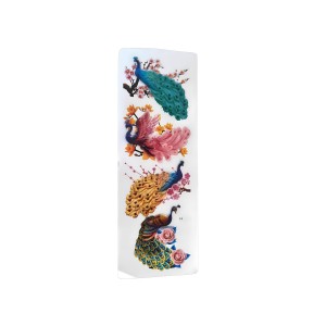 Hitech 3D Peacock Wall Decor Stickers | 4 in 1pack | 3D Printed Wall Decor Peacock Wall Art for Wall Design