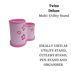 Hitech Sales Twins Deluxe Multi Utility Stand | Versatile Storage Solution for Home and Office