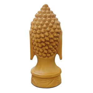 HiTechMart Handcrafted Wooden Buddha Head Statue – Intricately Carved Serenity Idol for Home Decor, Meditation & Spiritual Gifting HiTechMart Handcrafted Wooden Buddha Head Statue – Intricately Carved Serenity Idol for Home Decor, Meditation & Spiritual Gifting