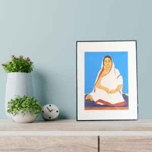 Hitech Sales Wooden Laminated Boro Maa Photo Frame for Pooja Room, Temple, Home Decor, Gift (Free Stand, Tabletop, 8.6 x 11 inches) Hitech Sales Wooden Laminated Boro Maa Photo Frame for Pooja Room, Temple, Home Decor, Gift (Free Stand, Tabletop, 8.6 x 11 inches)
