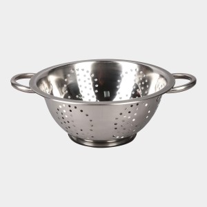Stainless Steel Colander, 24 cm Diameter (Pack of 1)