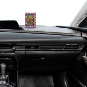 Hitech Sales Mini Decorative Goddess Kali Maa Photo Frame with Designing Border Religious Gift for Home, Office Décor and Card dasboard Small Temple Idol Frame for Worship (6 x 8 cm – 1 Pcs) Hitech Sales Mini Decorative Goddess Kali Maa Photo Frame with Designing Border Religious Gift for Home, Office Décor and Card dasboard Small Temple Idol Frame for Worship (6 x 8 cm – 1 Pcs)