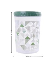Storage Food Cylindrical Container Set (4 PCS) with Lids, Space-Saving, Airtight & Leak Proof, 100% Food Grade, Microwave & Freezer Safe, Dishwasher Safe, Ideal for Home & Kitchen (500 ML)