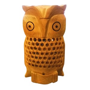 Handcrafted Wooden Owl Statue – Intricately Carved Owl Figurine, Feng Shui & Vastu Decor for Home & Office, Lucky Charm Symbol of Wisdom Handcrafted Wooden Owl Statue – Intricately Carved Owl Figurine, Feng Shui & Vastu Decor for Home & Office, Lucky Charm Symbol of Wisdom