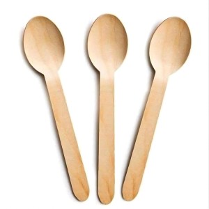 Hitech Sales Pack of 25 16CM Disposable Wooden Spoons for Party Picnic and Home & Kitchen Perfect for Eating, Samoling and Tasting Ice Cream, Yogurt, Dessert, Parfait, Mousse, Pudding Hitech Sales Pack of 25 16CM Disposable Wooden Spoons for Party Picnic and Home & Kitchen Perfect for Eating, Samoling and Tasting Ice Cream, Yogurt, Dessert, Parfait, Mousse, Pudding