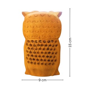 Handcrafted Wooden Owl Statue – Intricately Carved Owl Figurine, Feng Shui & Vastu Decor for Home & Office, Lucky Charm Symbol of Wisdom Handcrafted Wooden Owl Statue – Intricately Carved Owl Figurine, Feng Shui & Vastu Decor for Home & Office, Lucky Charm Symbol of Wisdom