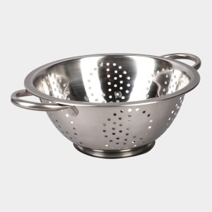 Stainless Steel Colander, 24 cm Diameter (Pack of 1)