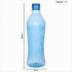Fridge Water Bottle 1L | Reusable, Leak-Proof, BPA-Free | Durable Polypropylene Bottle for Home, Gym, Office, Travel, Home and Outdoor Use & Also for Daily Use, Pack of 1 (Blue)