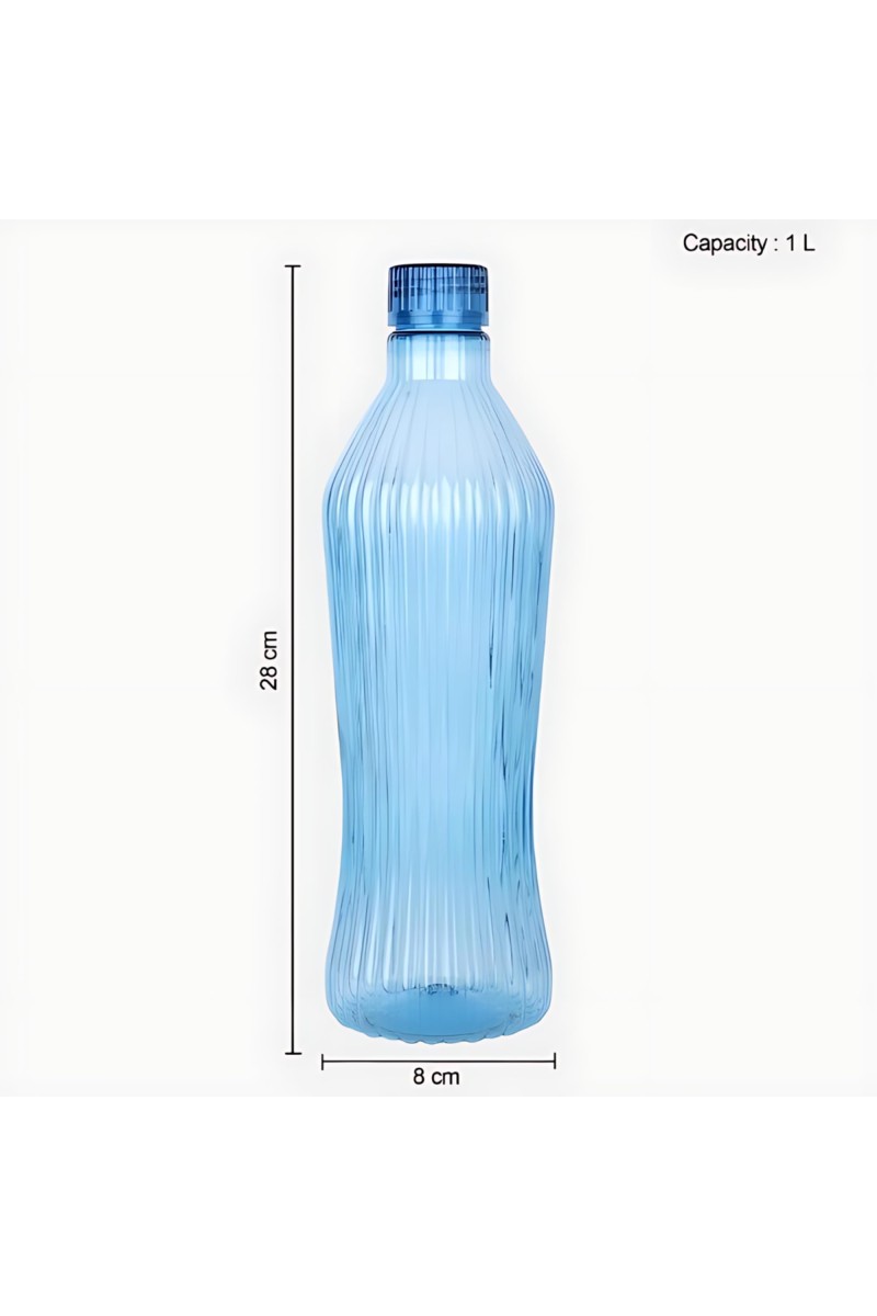 Fridge Water Bottle 1L | Reusable, Leak-Proof, BPA-Free | Durable Polypropylene Bottle for Home, Gym, Office, Travel, Home and Outdoor Use & Also for Daily Use, Pack of 1 (Blue)