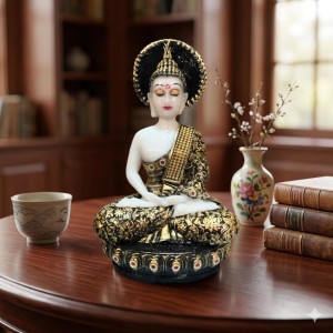 Meditating Buddha Statue – Peaceful Buddha Idol for Home Decor – Resin Meditation Figurine for Living Room, Office Desk, Zen Decor & Spiritual Gifting Meditating Buddha Statue – Peaceful Buddha Idol for Home Decor – Resin Meditation Figurine for Living Room, Office Desk, Zen Decor & Spiritual Gifting