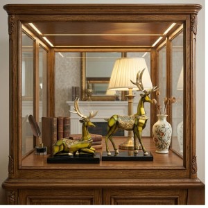 Metallic Gold Finish Deer Idols Set – Elegant Decorative Deer Figurines for Home Decor – Luxury Animal Showpieces for Living Room, Cabinet & Tabletop – Ideal Anniversary, Wedding & Housewarming Gift Metallic Gold Finish Deer Idols Set – Elegant Decorative Deer Figurines for Home Decor – Luxury Animal Showpieces for Living Room, Cabinet & Tabletop – Ideal Anniversary, Wedding & Housewarming Gift