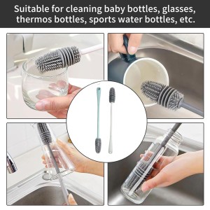 Hitech Sales Bottle Cleaning Brush Multipurpose Flexible Bottle Cleaner Brush for Glass, Plastic Bottles and More, Long Handle, Durable, Hanging Holes (White and Sea-Green, Pack of 2) Hitech Sales Bottle Cleaning Brush Multipurpose Flexible Bottle Cleaner Brush for Glass, Plastic Bottles and More, Long Handle, Durable, Hanging Holes (White and Sea-Green, Pack of 2)