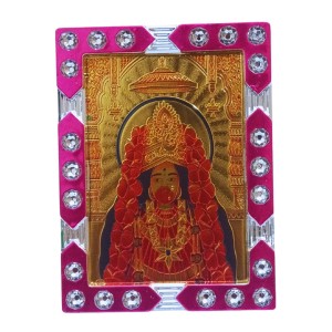 Hitech Sales Mini Decorative Maa Tara Photo Frame with Designing Border Religious Gift for Home, Office Décor and Card dasboard Small Temple Idol Frame for Worship (6 x 8 cm – 1 Pcs) Hitech Sales Mini Decorative Maa Tara Photo Frame with Designing Border Religious Gift for Home, Office Décor and Card dasboard Small Temple Idol Frame for Worship (6 x 8 cm – 1 Pcs)