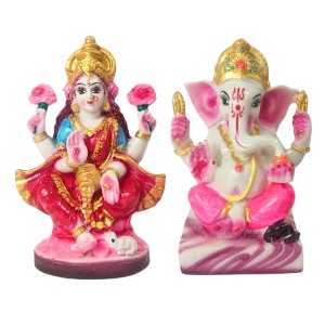Laxmi Ganesh Murti for Diwali Puja | Hindu Goddess Laxmi & God Ganesha Idol | Home, Office & Temple Decoration | Spiritual Gift Item for Festivals Laxmi Ganesh Murti for Diwali Puja | Hindu Goddess Laxmi & God Ganesha Idol | Home, Office & Temple Decoration | Spiritual Gift Item for Festivals